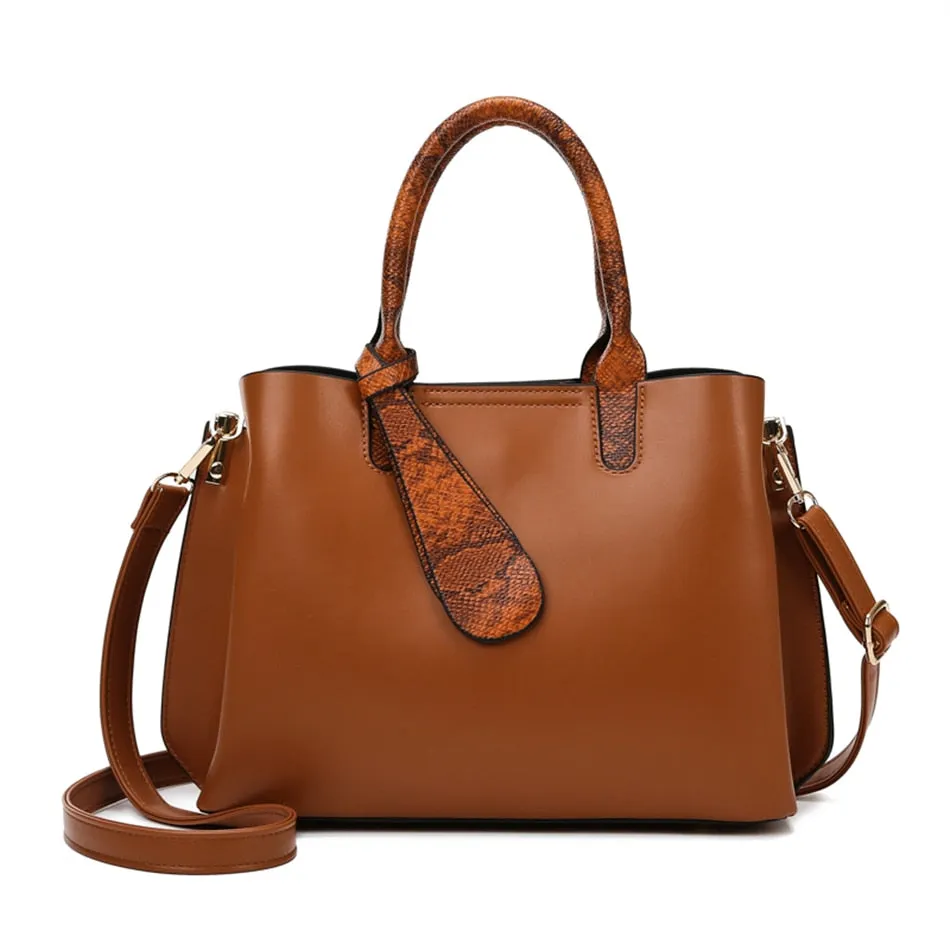 Women's Casual Elegant Large Capacity Leather Crossbody Handbags