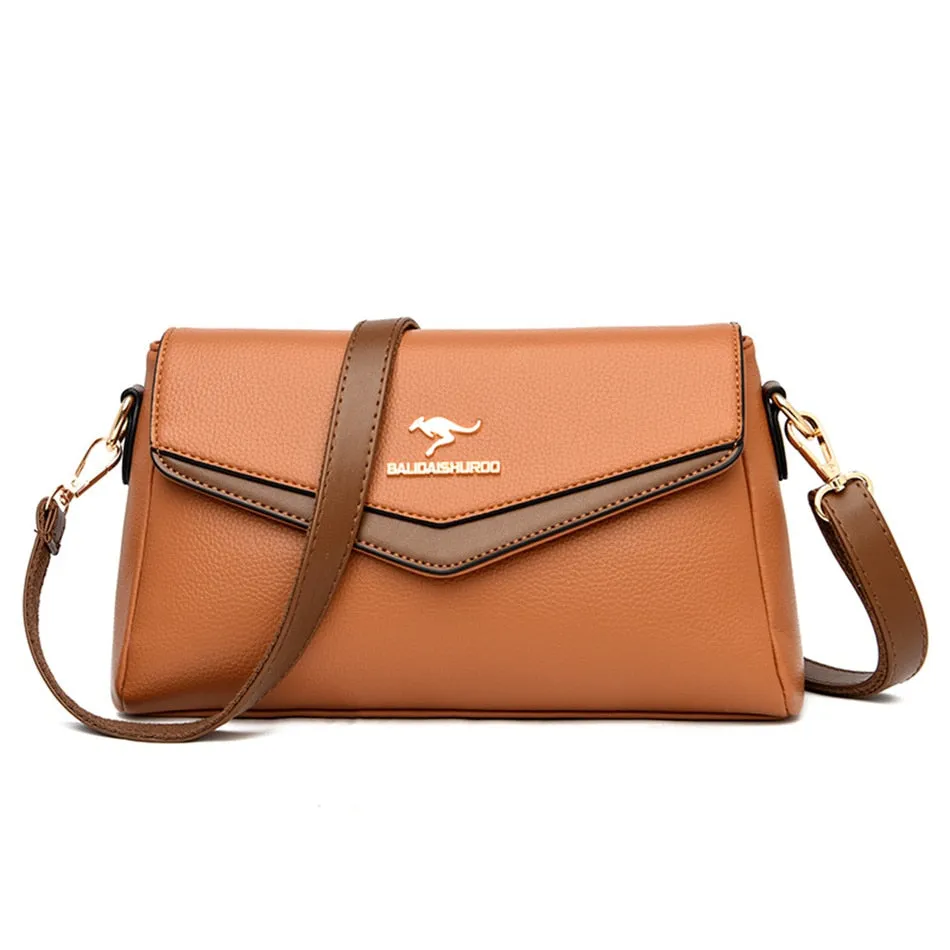 Women's Casual Leather Small Tote Crossbody Shoulder Handbags