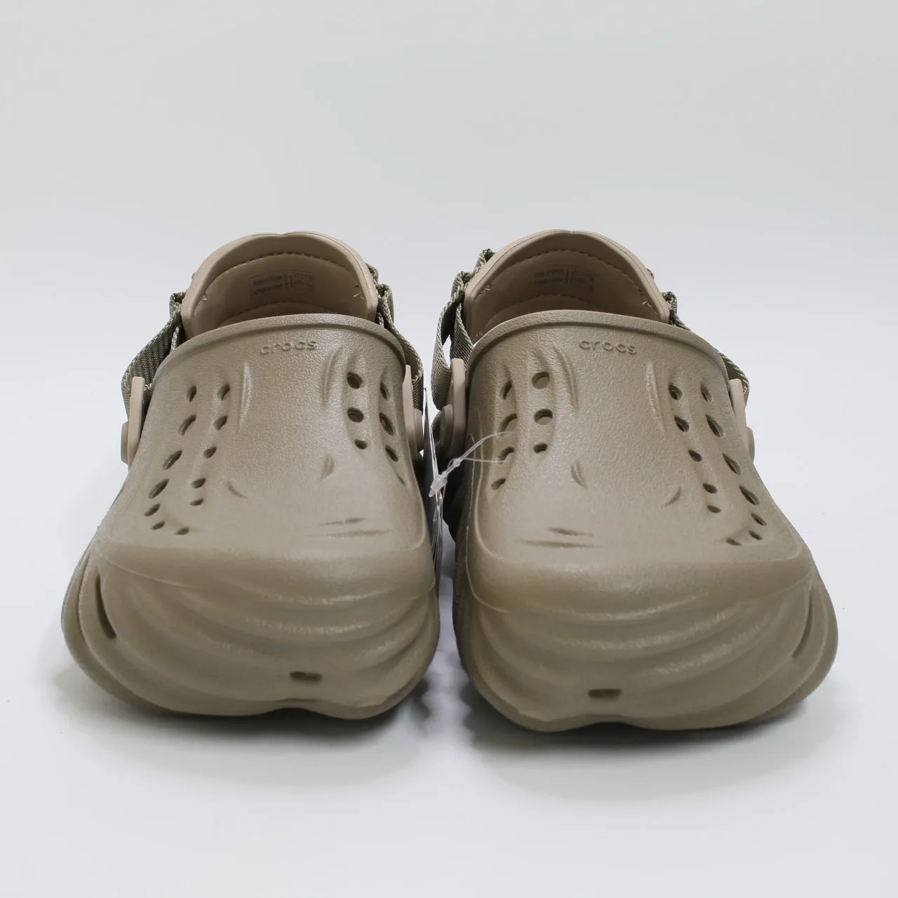 Womens Crocs Echo Clogs Khaki