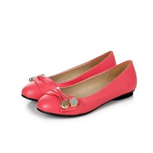 Women's Slip-On Summer Round Toe Shallow Casual Basic Flat Shoes