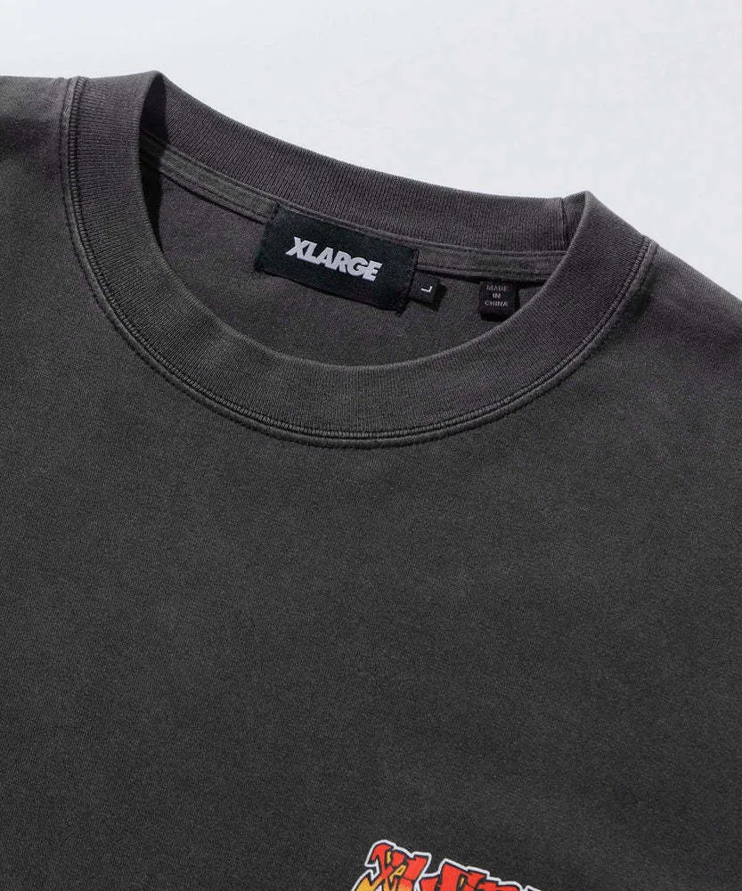 X-Large  |Crew Neck Unisex Street Style Plain Cotton Short Sleeves