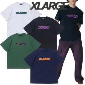 X-Large  |Unisex Street Style U-Neck Plain Cotton Short Sleeves