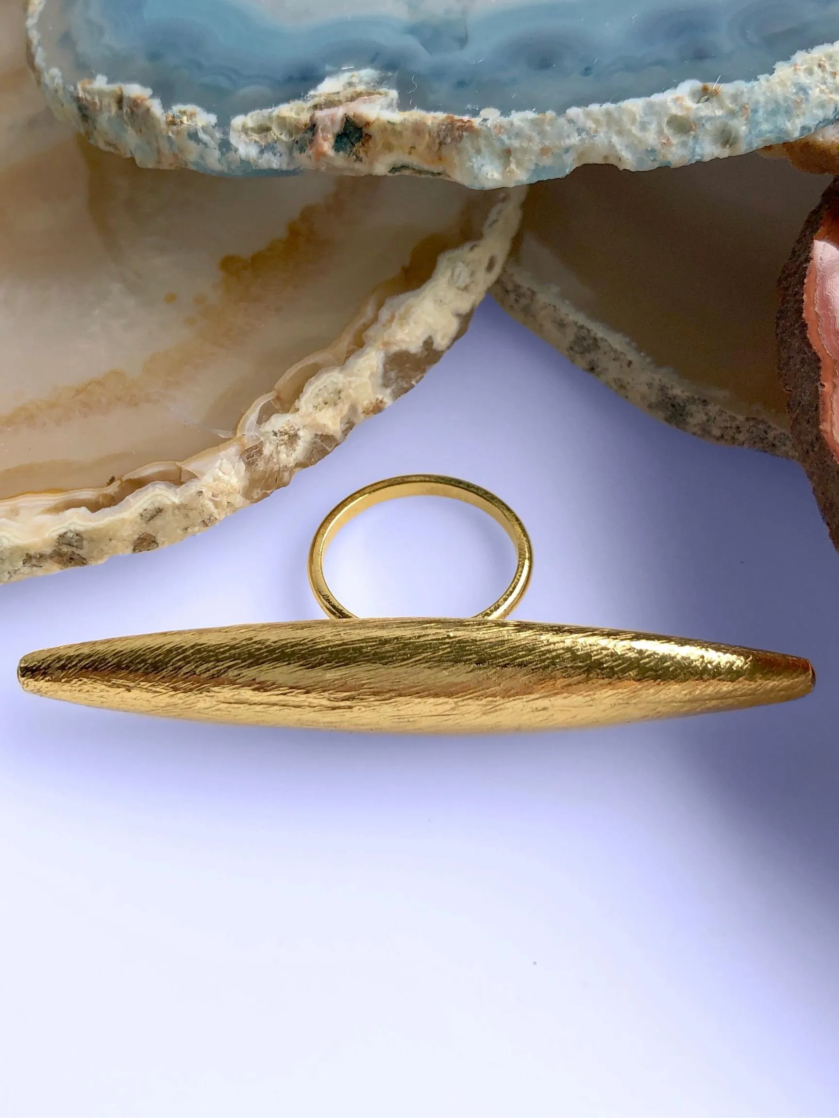 Zeppelin Large Gold Ring